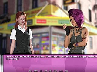 Summer In The City 04 - Meeting Hot Smoking Emo!