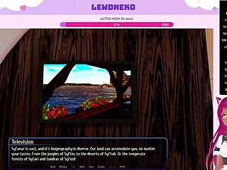 Vtuber LewdNeko plays steamy Harem Hotel game.