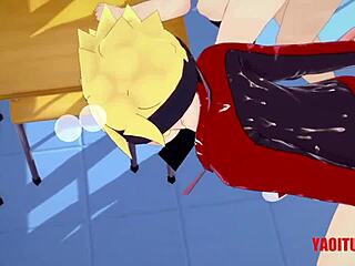 I enjoy yaoi orgy with naruto deku