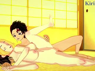 हिनात्सुरु, माकियो, सुम, तंजिरो वाइल्ड डेमन स्लेयर हेंटाई में! 🔥