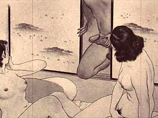 Exploring forbidden desires in retro vintage comic secret life story