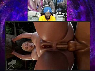 jaheira's ass fucked hard, aerith watches tifa's passionate pov fucking