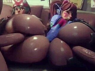 ओवरवॉच हेंटाई एनल क्रीमपाई कंपाइलेशन!