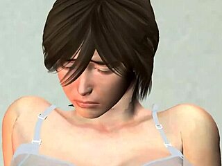 Yuna-sensei visits home and gets bound in this hentai