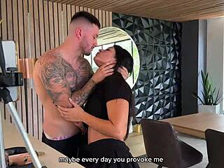 Salome Gil, how does my Spanish friend handle his huge cock in part 1?