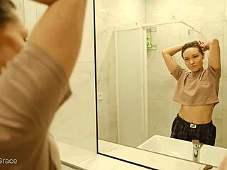 Kristina's Sensual Morning in Kitchen and Bedroom