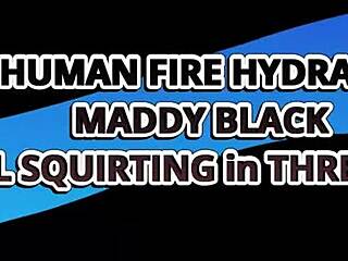 Maddy black's tits bounce while she rides cock in homemade group fun.