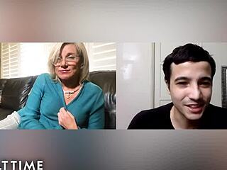 adult time - mature payton hall crushes on step-grandson.