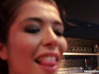 i watched these hot club bitches sucking and fucking in a wild lesbian orgy at the night club