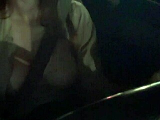 Artemisia Love Flashes Big Tits During Night Car Ride, Teasing Nipples And Smoking Fetish.