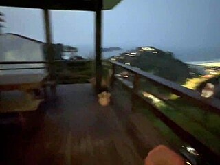 Why’s This Married Latina Teen Banging on the Balcony Without a Care?