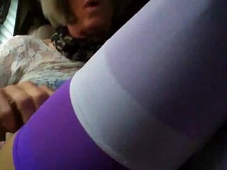 Mature shemale masturbates big cock