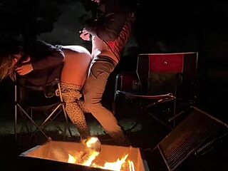 Using Pussy At Public Camp, Trying To Get Caught!