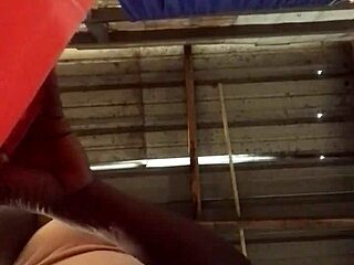 Eating with a black African lady