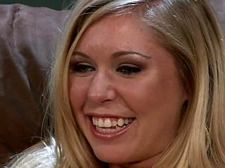 Blonde milf in heels sucks and bangs like a pro