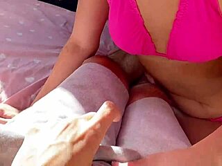 Safada flashes after beach