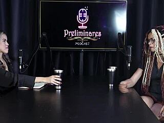 Naomi Campos In Sheer Red Lingerie Dominating In BDSM Scene