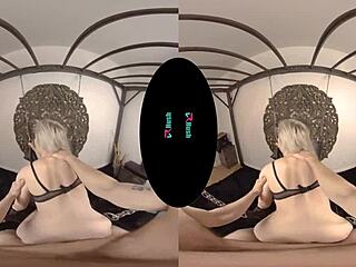 VRhush blonde Kay Carter tests your wild sex swing