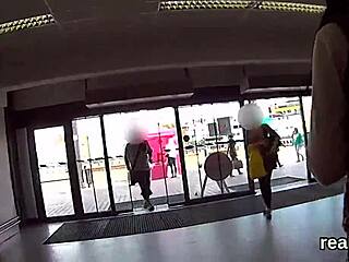 luscious czech chick gets seduced at the mall and pounded hard in steamy pov action
