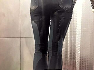 Desperate Pee in My Jeans and Pink High Heels!