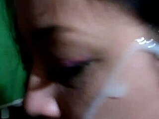 Chilena Gets Facial And Swallows Semen!