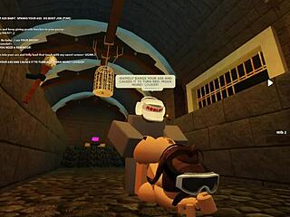 यो, ये वाइल्ड रॉब्लॉक्स पॉर्न चेक करो रफ अस शेकिंग के साथ!