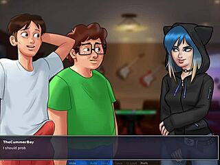 Let's play summertime saga and meet eve