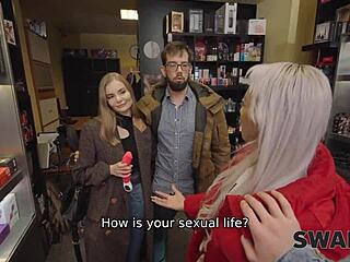 वेरोनिका लियल बाइसेक्सुअल चिक को ककॉल्ड फन के लिए सेड्यूस करती है! 😘