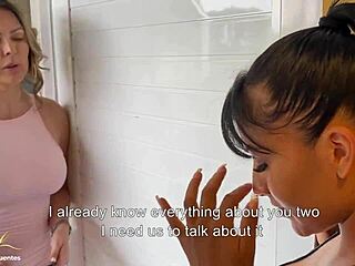 वाओ, मोनिक फ्यूंटेस और मारियाना मार्टिक्स के साथ मेरा पहला लेस्बियन फ्लिंग!