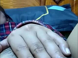 filipina girl on video call sex for crypto payment