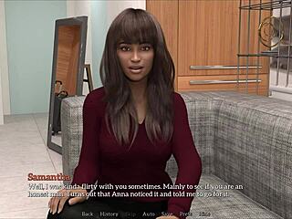 my new memories 62 with brunette in game