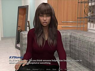 my new memories 62 with brunette in game