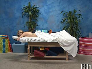 Casual massage session unfolds in everyday narrative style.