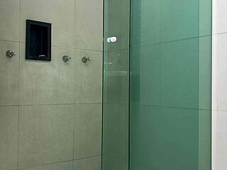 Novinho Takes Me Doggy Style in the Shower, So Unexpected!