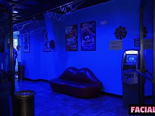 Skinny Stripper Double Teamed In Missionary For Extra Holiday Cash, Wet Pussy Facial Included.