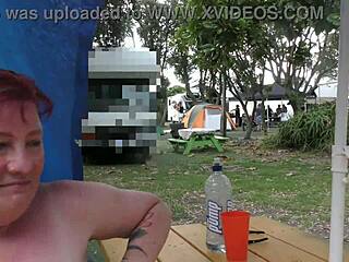 i can't believe i did this public display at the holiday park as a submissive milf