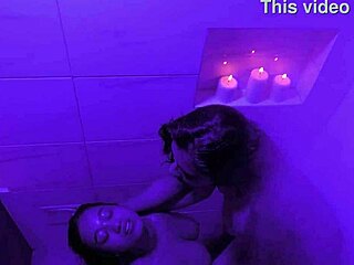 Valen and Danyla enjoy a pleasurable shower together