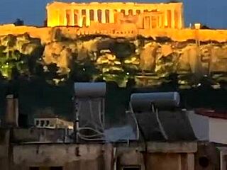 Couple enjoys exciting shower sex in Athens vlog