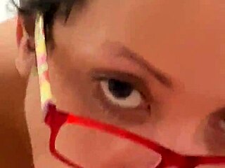 anna maria gives awesome bj to big tits milf 😍