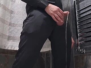 Alexander Audrans का तीव्र मेल ऑर्गेज्म, भारी कमशॉट के साथ!