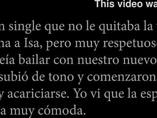 isa flashes with single friend in group