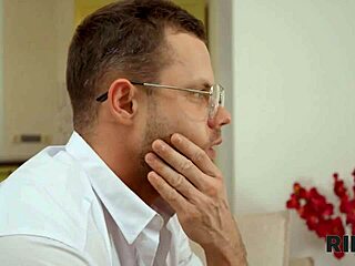 Rim4k cool guy crisis with blonde beauty in first time rimjob.