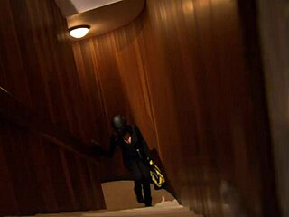 Ginger Lea enjoys intense shower fucking in lingerie