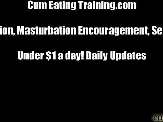 Feel the Pleasure of Eating Your Own Cum
