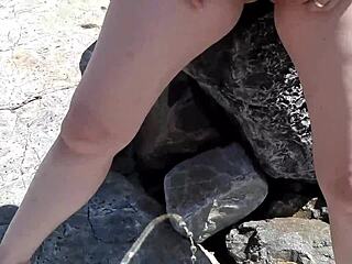 Piss And Spunk On The Beach During Public Sex!