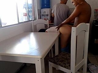 i watch my wife fuck big black cock in kitchen