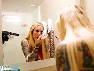 Reunited couple's hotel room meeting