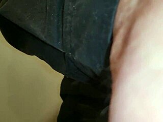 tattooed milf slut drinks piss as toilet while shopping 😈