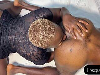 did you lick his asshole before getting fucked by his big african dick?