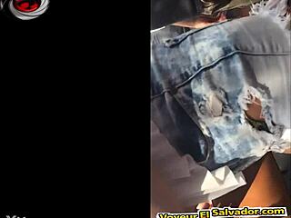 blonde with juicy ass hidden in voyeur scene evokes deep emotions